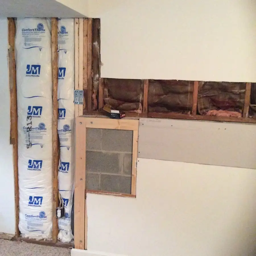 Wall insulation replacement during Structural Drying in Bartow